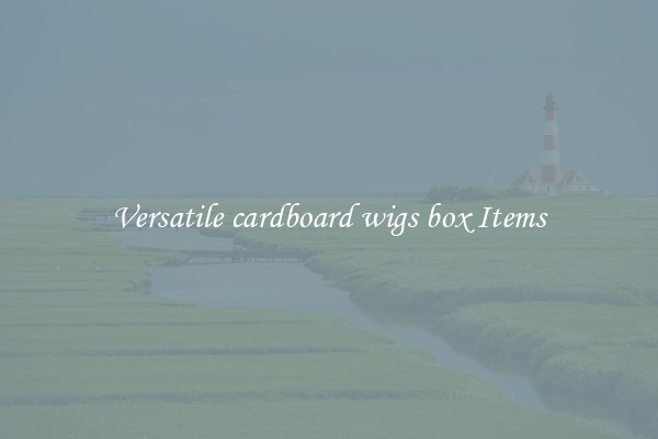 Versatile cardboard wigs box Items