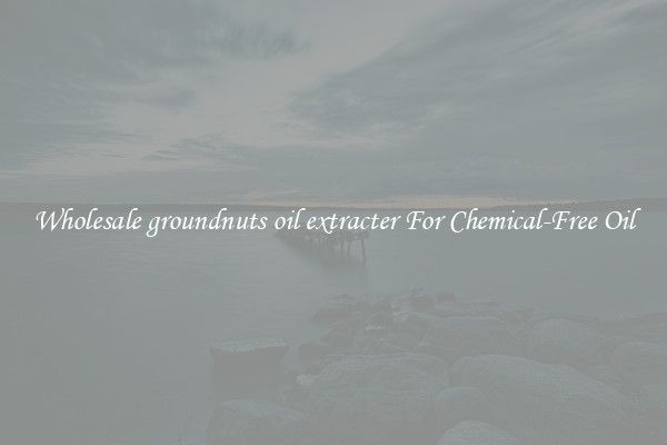 Wholesale groundnuts oil extracter For Chemical-Free Oil