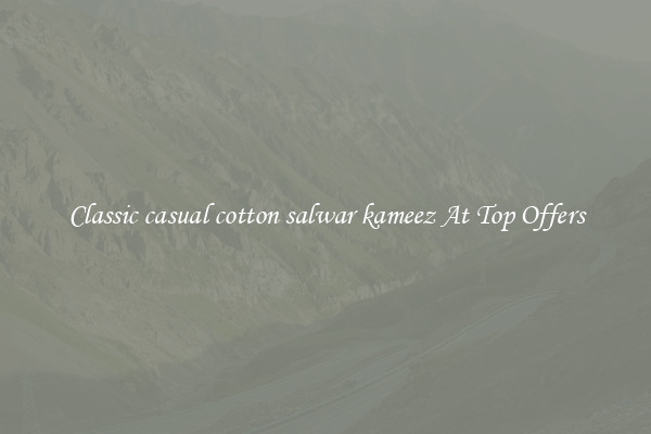 Classic casual cotton salwar kameez At Top Offers