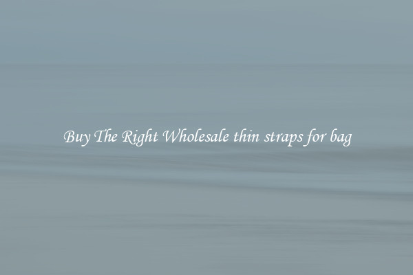 Buy The Right Wholesale thin straps for bag