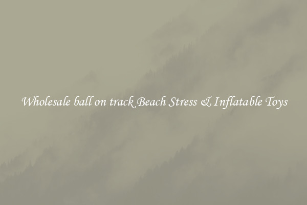 Wholesale ball on track Beach Stress & Inflatable Toys