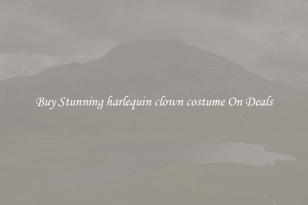 Buy Stunning harlequin clown costume On Deals