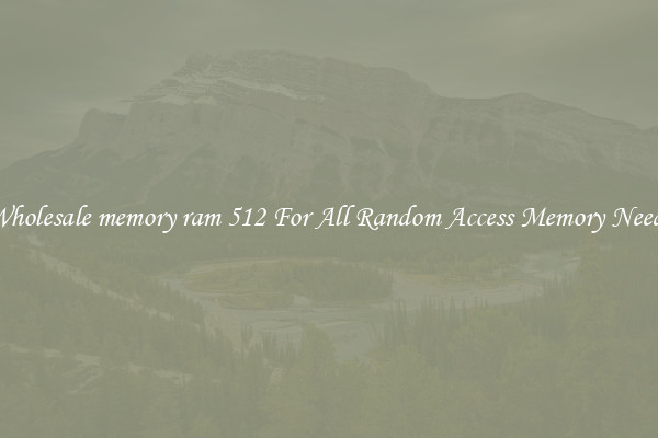 Wholesale memory ram 512 For All Random Access Memory Needs